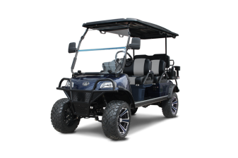 Navy Blue Forester 6 Passenger Limo Golf Cart